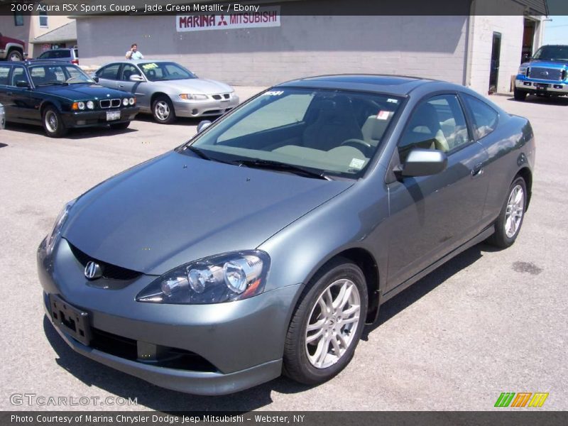 Jade Green Metallic / Ebony 2006 Acura RSX Sports Coupe