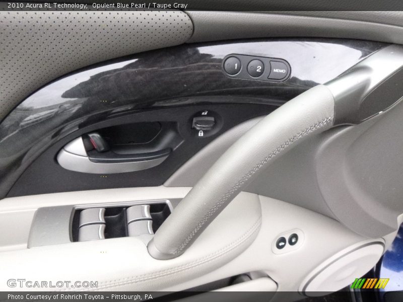 Opulent Blue Pearl / Taupe Gray 2010 Acura RL Technology