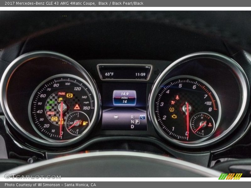 2017 GLE 43 AMG 4Matic Coupe 43 AMG 4Matic Coupe Gauges