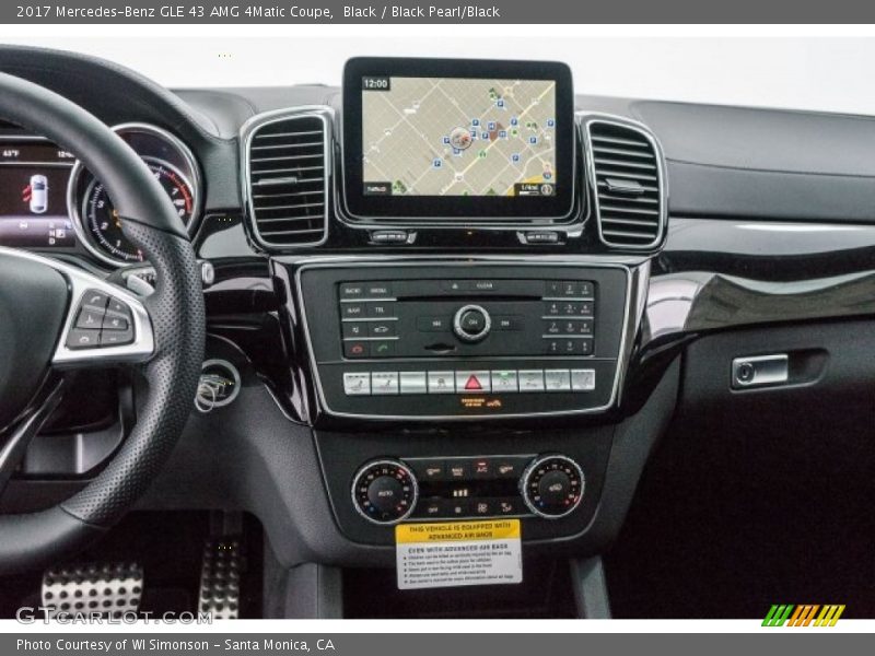 Navigation of 2017 GLE 43 AMG 4Matic Coupe