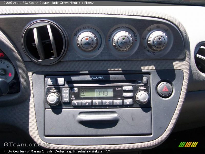 Jade Green Metallic / Ebony 2006 Acura RSX Sports Coupe