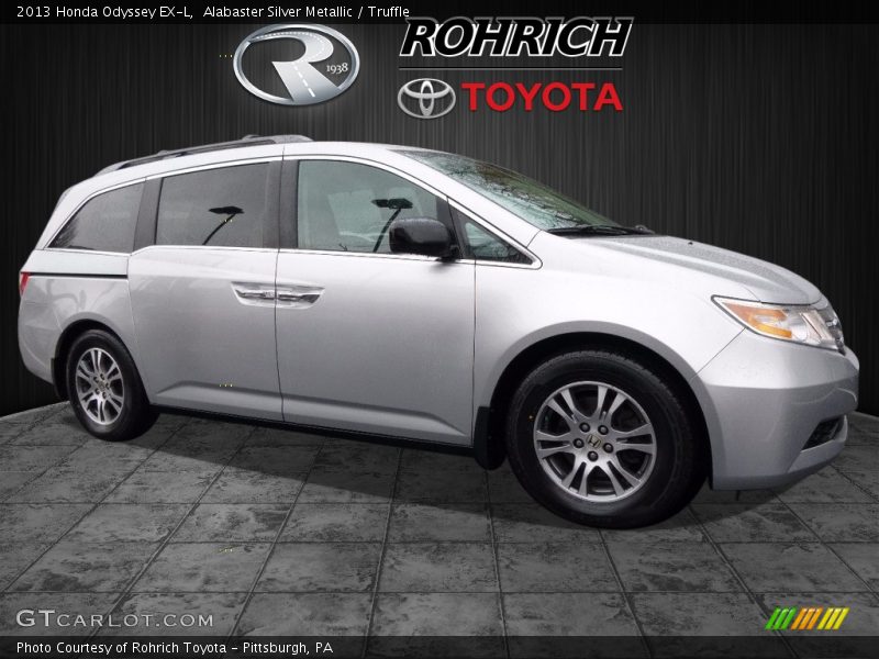 Alabaster Silver Metallic / Truffle 2013 Honda Odyssey EX-L