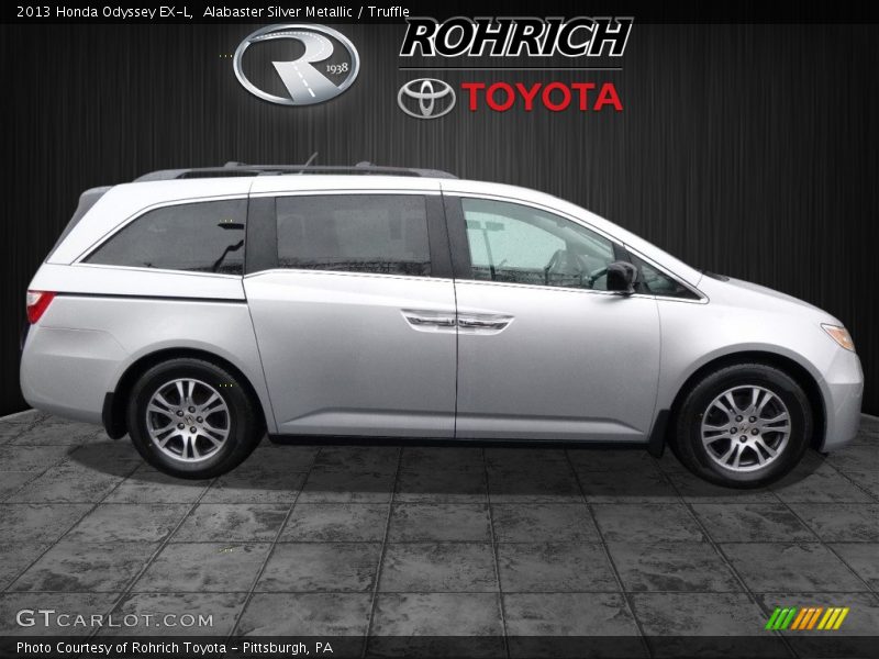 Alabaster Silver Metallic / Truffle 2013 Honda Odyssey EX-L