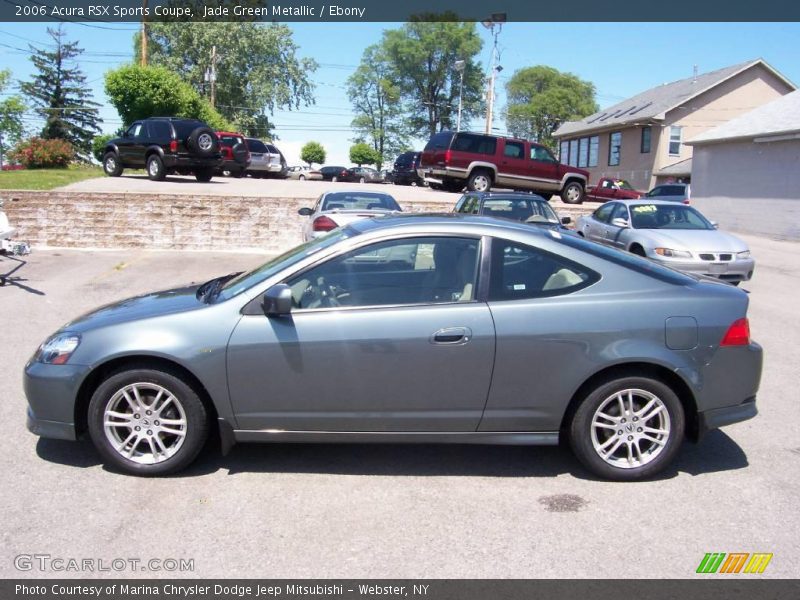 Jade Green Metallic / Ebony 2006 Acura RSX Sports Coupe