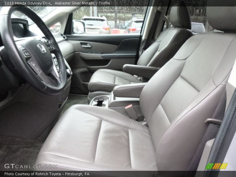 Alabaster Silver Metallic / Truffle 2013 Honda Odyssey EX-L