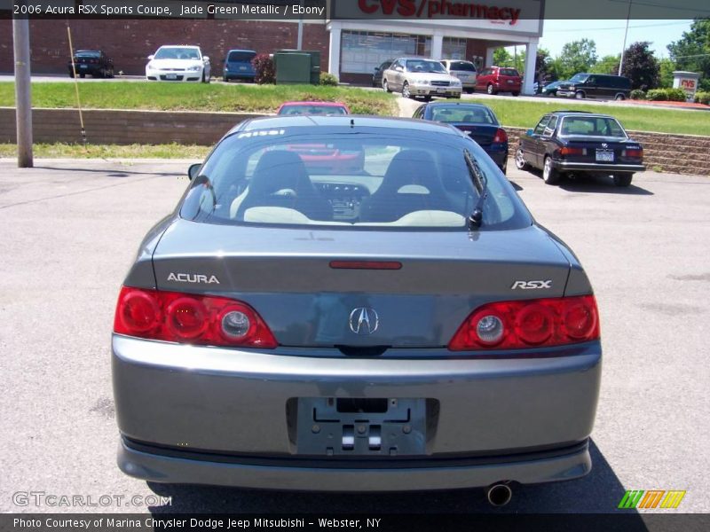 Jade Green Metallic / Ebony 2006 Acura RSX Sports Coupe
