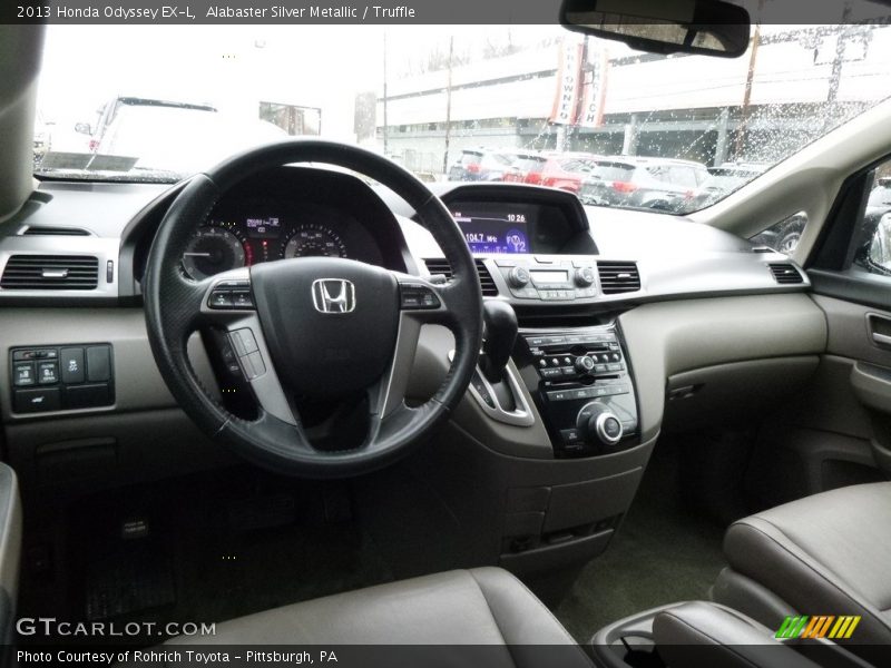 Alabaster Silver Metallic / Truffle 2013 Honda Odyssey EX-L