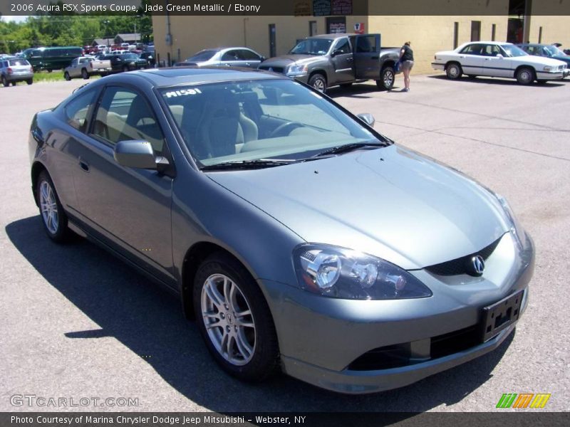 Jade Green Metallic / Ebony 2006 Acura RSX Sports Coupe