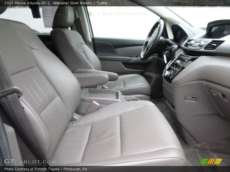 Alabaster Silver Metallic / Truffle 2013 Honda Odyssey EX-L