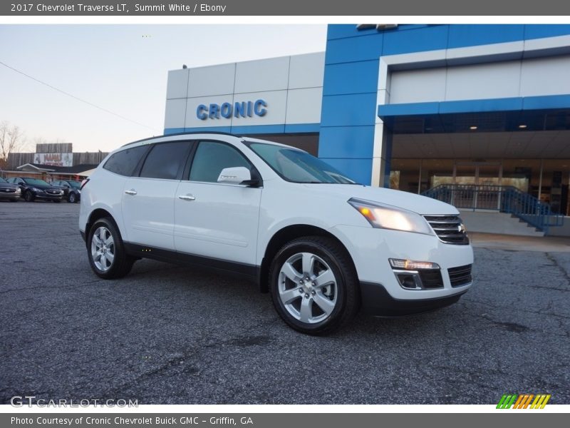 Summit White / Ebony 2017 Chevrolet Traverse LT