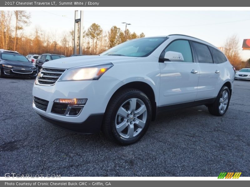 Summit White / Ebony 2017 Chevrolet Traverse LT