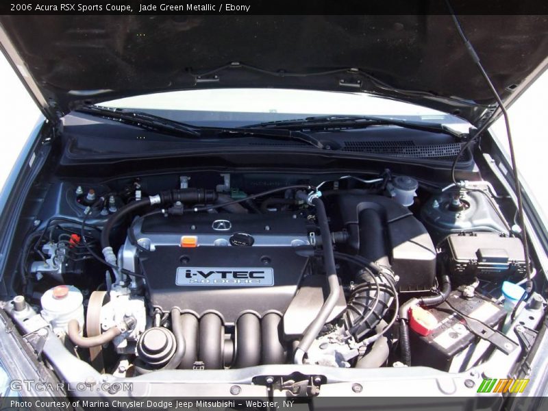 Jade Green Metallic / Ebony 2006 Acura RSX Sports Coupe