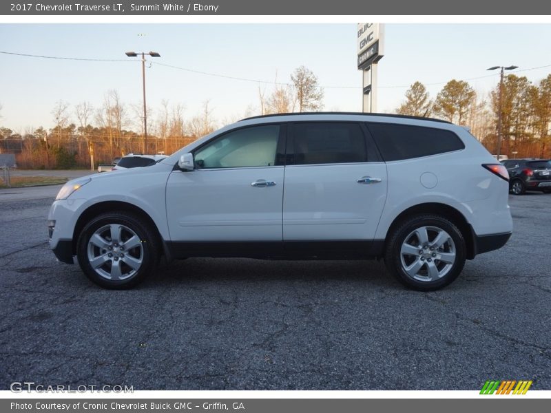 Summit White / Ebony 2017 Chevrolet Traverse LT