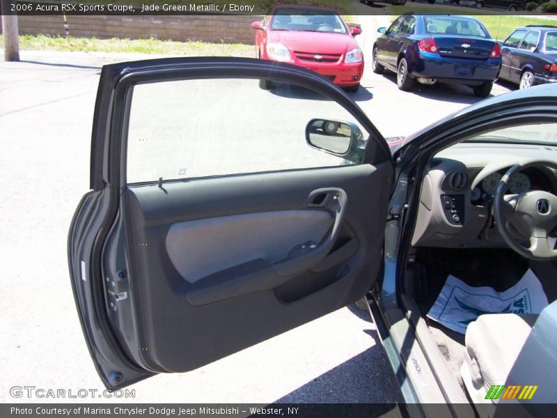 Jade Green Metallic / Ebony 2006 Acura RSX Sports Coupe