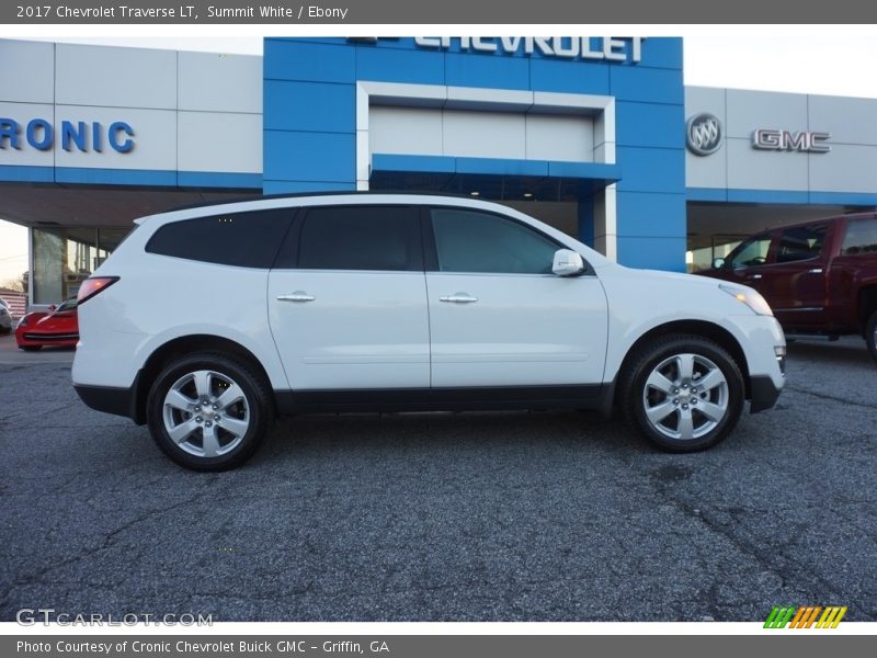 Summit White / Ebony 2017 Chevrolet Traverse LT