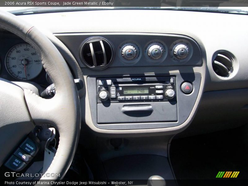 Jade Green Metallic / Ebony 2006 Acura RSX Sports Coupe