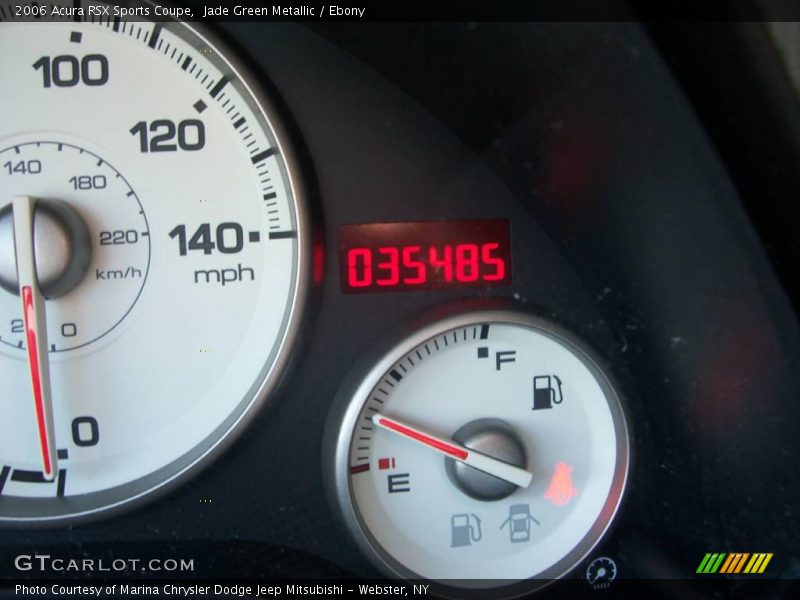 Jade Green Metallic / Ebony 2006 Acura RSX Sports Coupe