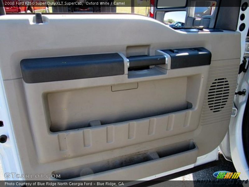 Oxford White / Camel 2008 Ford F250 Super Duty XLT SuperCab