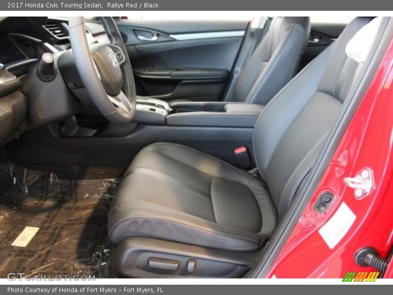 Rallye Red / Black 2017 Honda Civic Touring Sedan