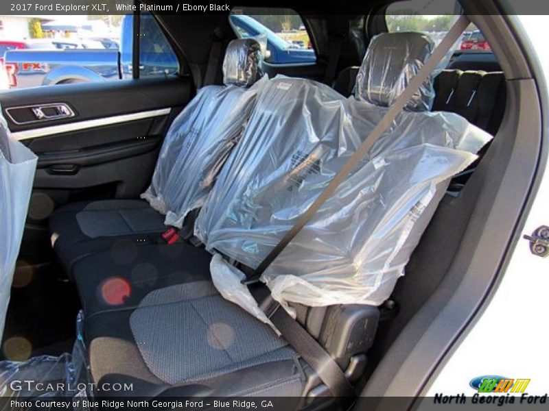 White Platinum / Ebony Black 2017 Ford Explorer XLT