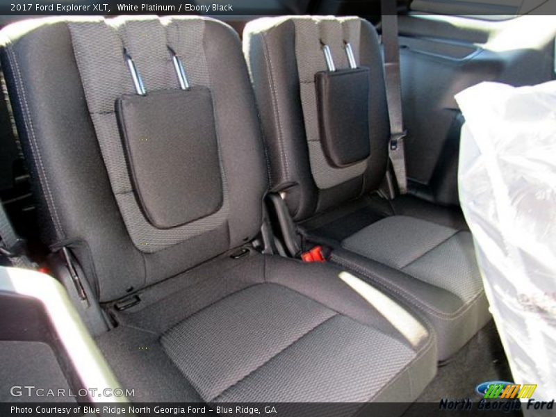 White Platinum / Ebony Black 2017 Ford Explorer XLT