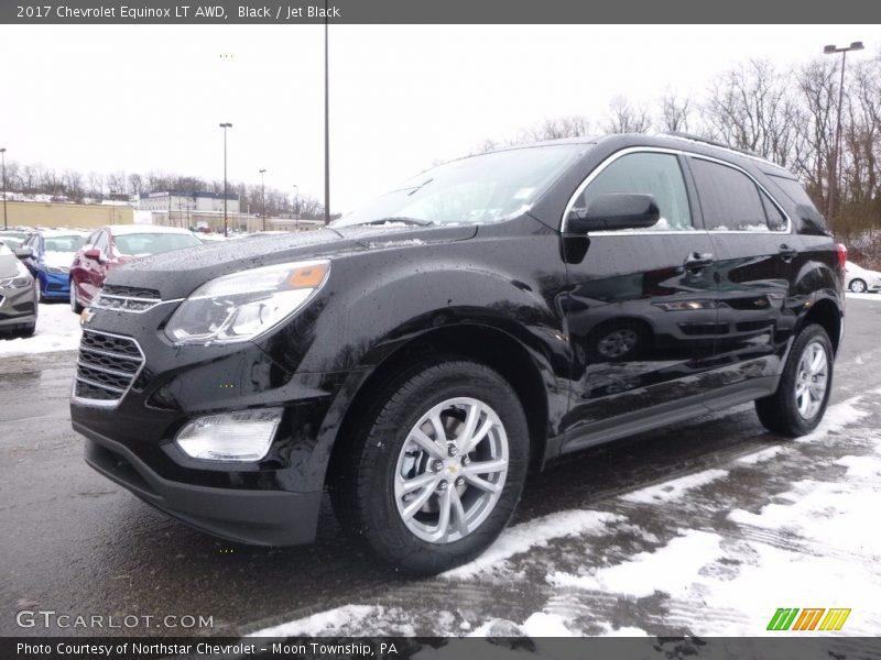 Black / Jet Black 2017 Chevrolet Equinox LT AWD