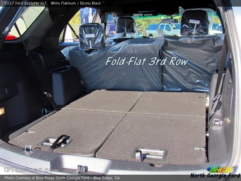 White Platinum / Ebony Black 2017 Ford Explorer XLT
