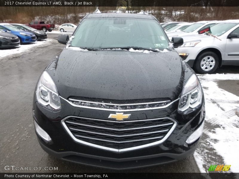 Black / Jet Black 2017 Chevrolet Equinox LT AWD