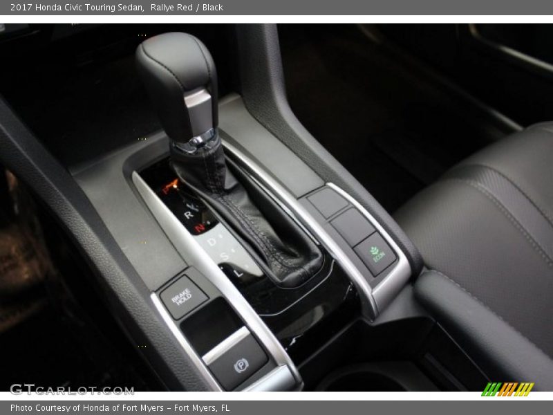 Rallye Red / Black 2017 Honda Civic Touring Sedan