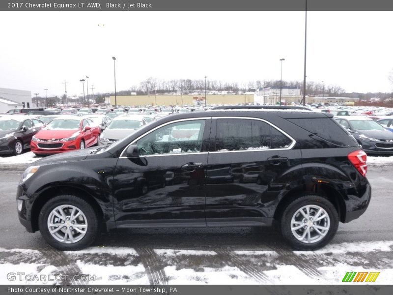 Black / Jet Black 2017 Chevrolet Equinox LT AWD