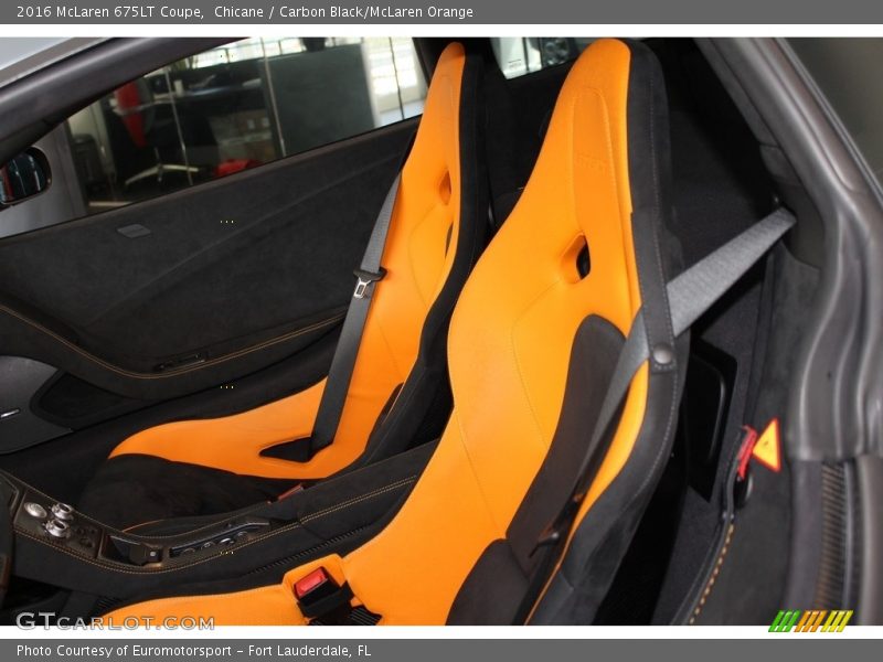 Front Seat of 2016 675LT Coupe
