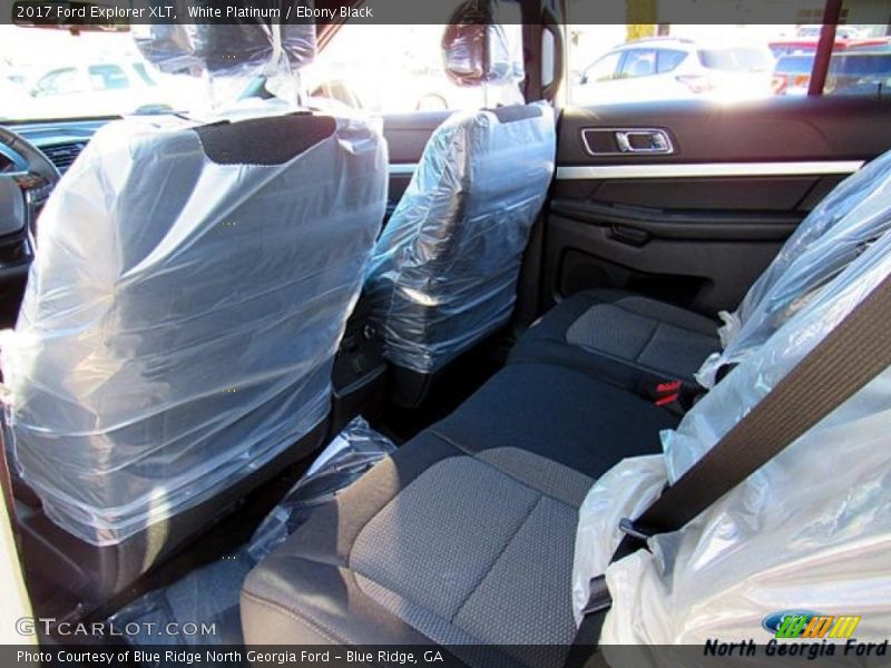 White Platinum / Ebony Black 2017 Ford Explorer XLT