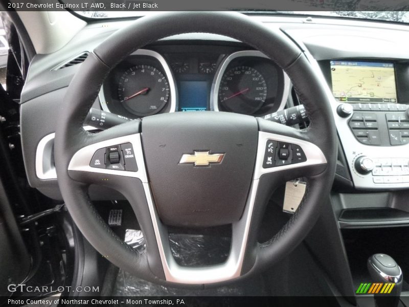 Black / Jet Black 2017 Chevrolet Equinox LT AWD