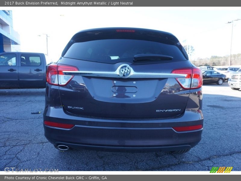 Midnight Amythyst Metallic / Light Neutral 2017 Buick Envision Preferred