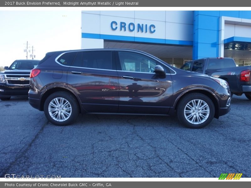 Midnight Amythyst Metallic / Light Neutral 2017 Buick Envision Preferred