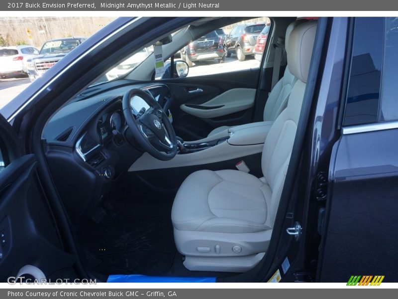 Midnight Amythyst Metallic / Light Neutral 2017 Buick Envision Preferred