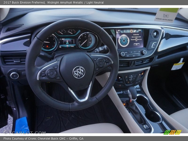 Midnight Amythyst Metallic / Light Neutral 2017 Buick Envision Preferred
