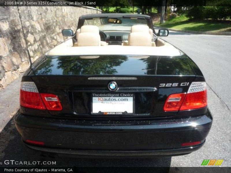 Jet Black / Sand 2006 BMW 3 Series 325i Convertible