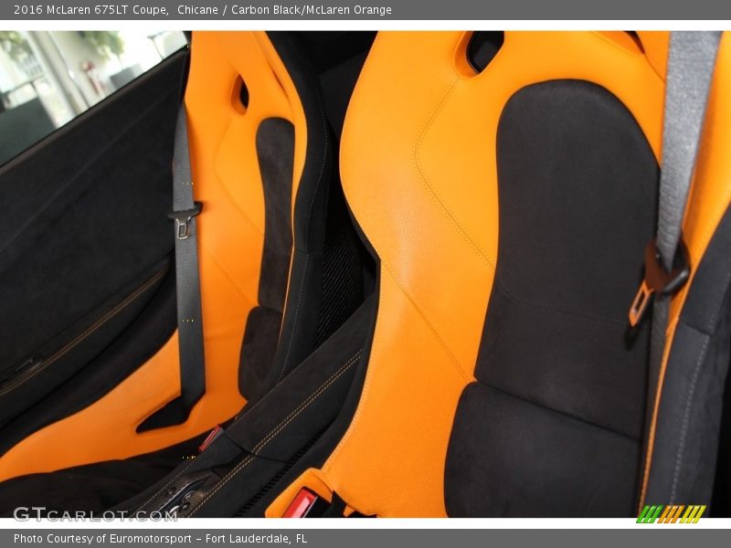 Chicane / Carbon Black/McLaren Orange 2016 McLaren 675LT Coupe