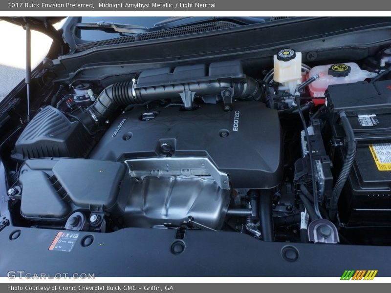 Midnight Amythyst Metallic / Light Neutral 2017 Buick Envision Preferred