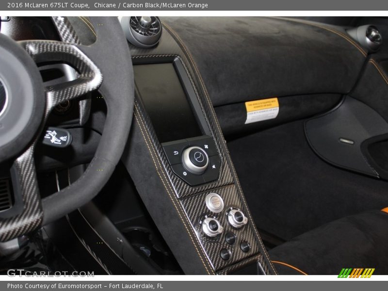 Controls of 2016 675LT Coupe