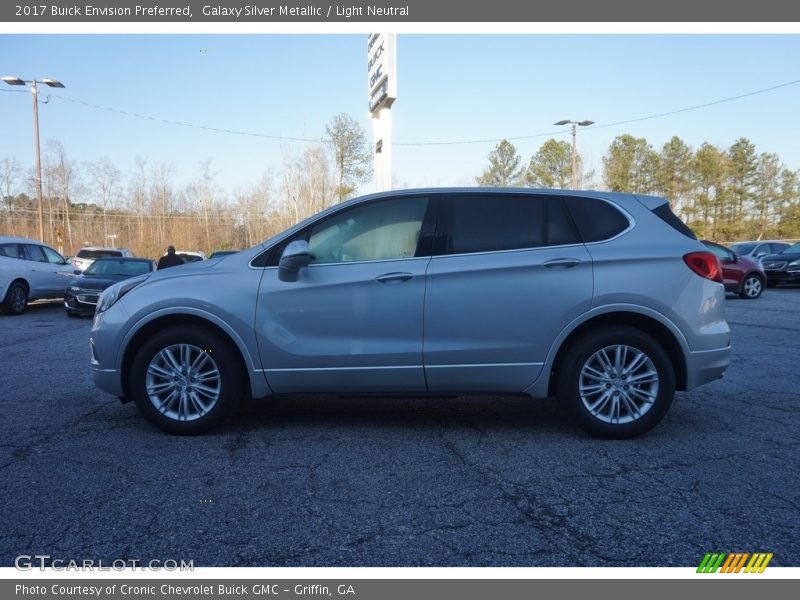 Galaxy Silver Metallic / Light Neutral 2017 Buick Envision Preferred