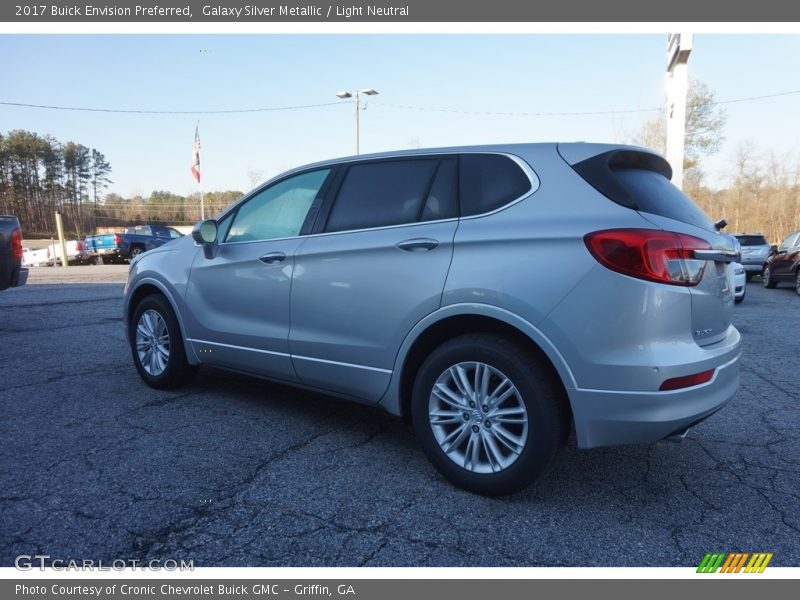 Galaxy Silver Metallic / Light Neutral 2017 Buick Envision Preferred