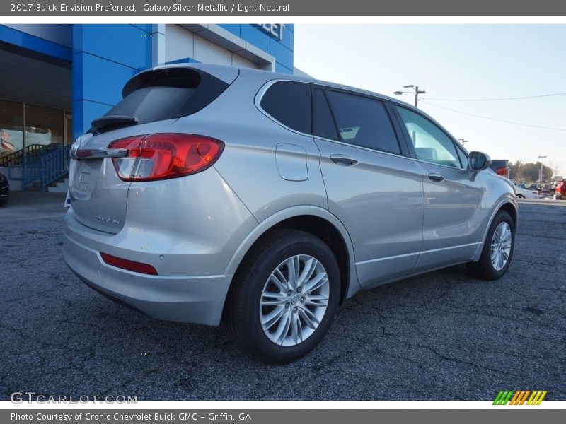 Galaxy Silver Metallic / Light Neutral 2017 Buick Envision Preferred