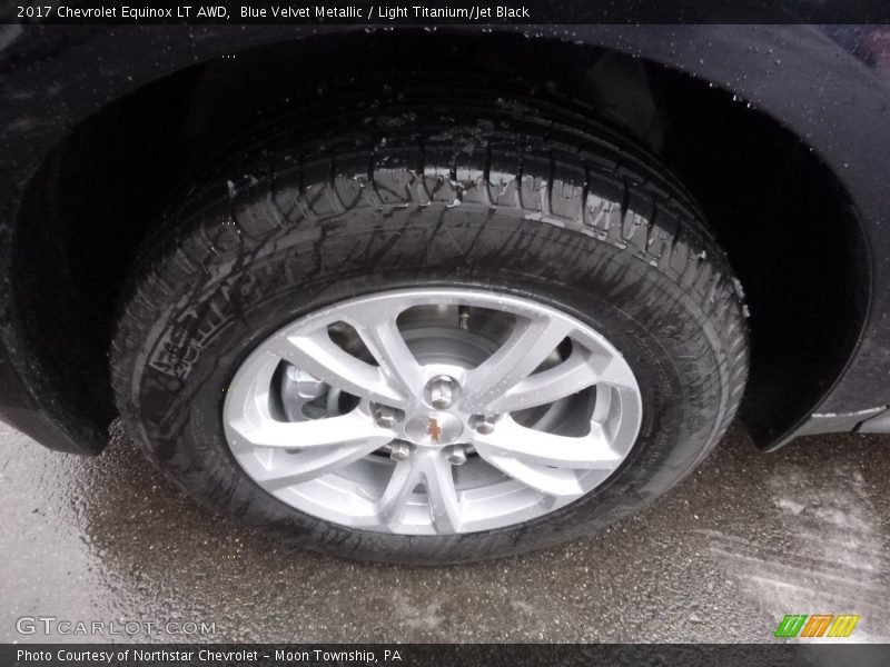 Blue Velvet Metallic / Light Titanium/Jet Black 2017 Chevrolet Equinox LT AWD