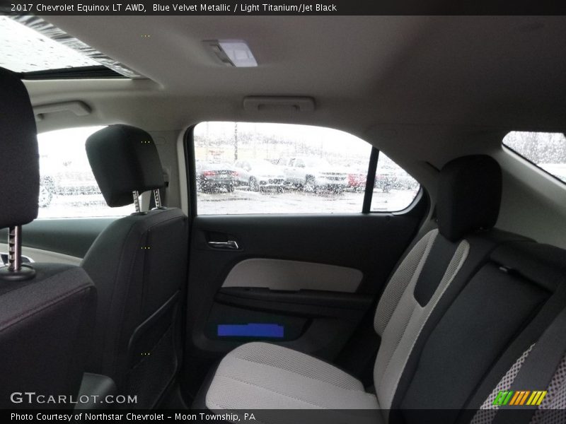 Blue Velvet Metallic / Light Titanium/Jet Black 2017 Chevrolet Equinox LT AWD