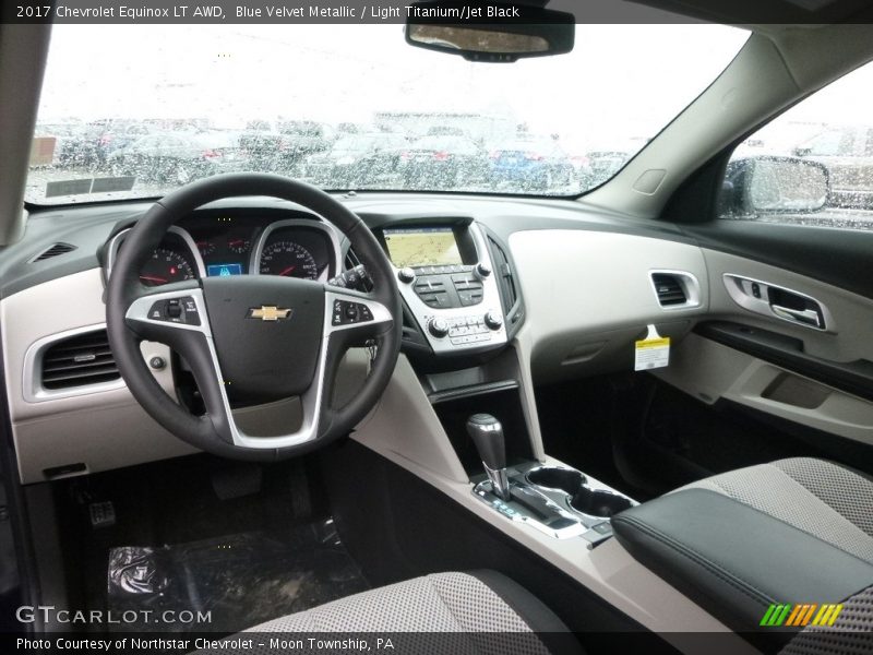 Blue Velvet Metallic / Light Titanium/Jet Black 2017 Chevrolet Equinox LT AWD
