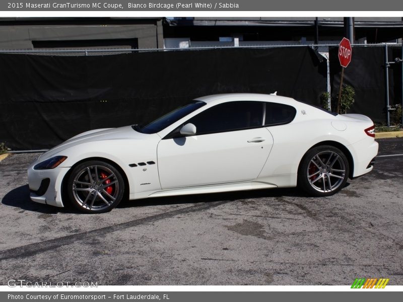 2015 GranTurismo MC Coupe Bianco Birdcage (Pearl White)