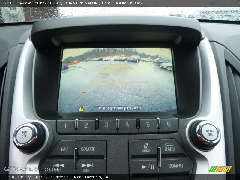 Blue Velvet Metallic / Light Titanium/Jet Black 2017 Chevrolet Equinox LT AWD