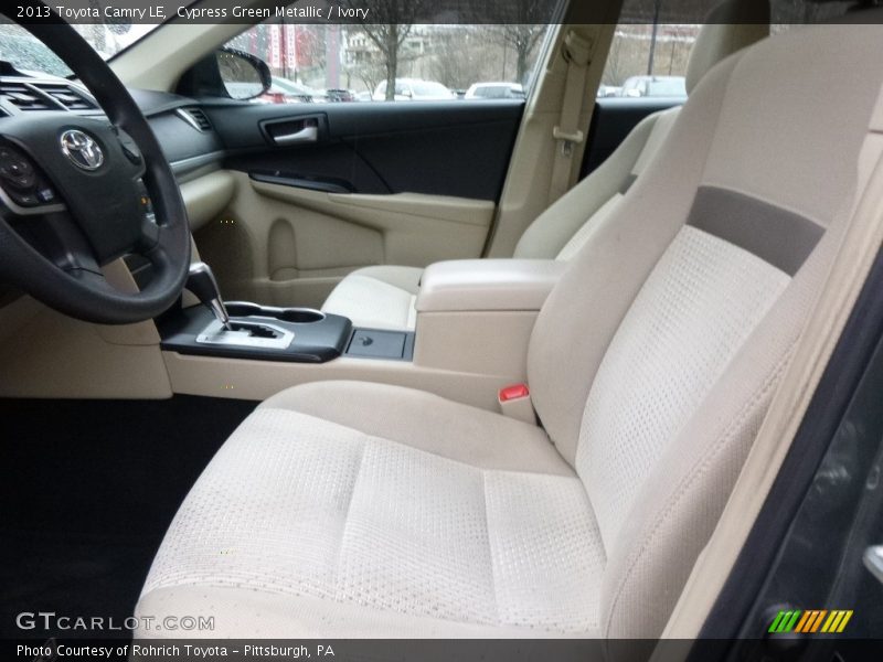 Cypress Green Metallic / Ivory 2013 Toyota Camry LE